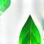 Icon of a leaf inside a water droplet, symbolizing eco-friendly cleaning.